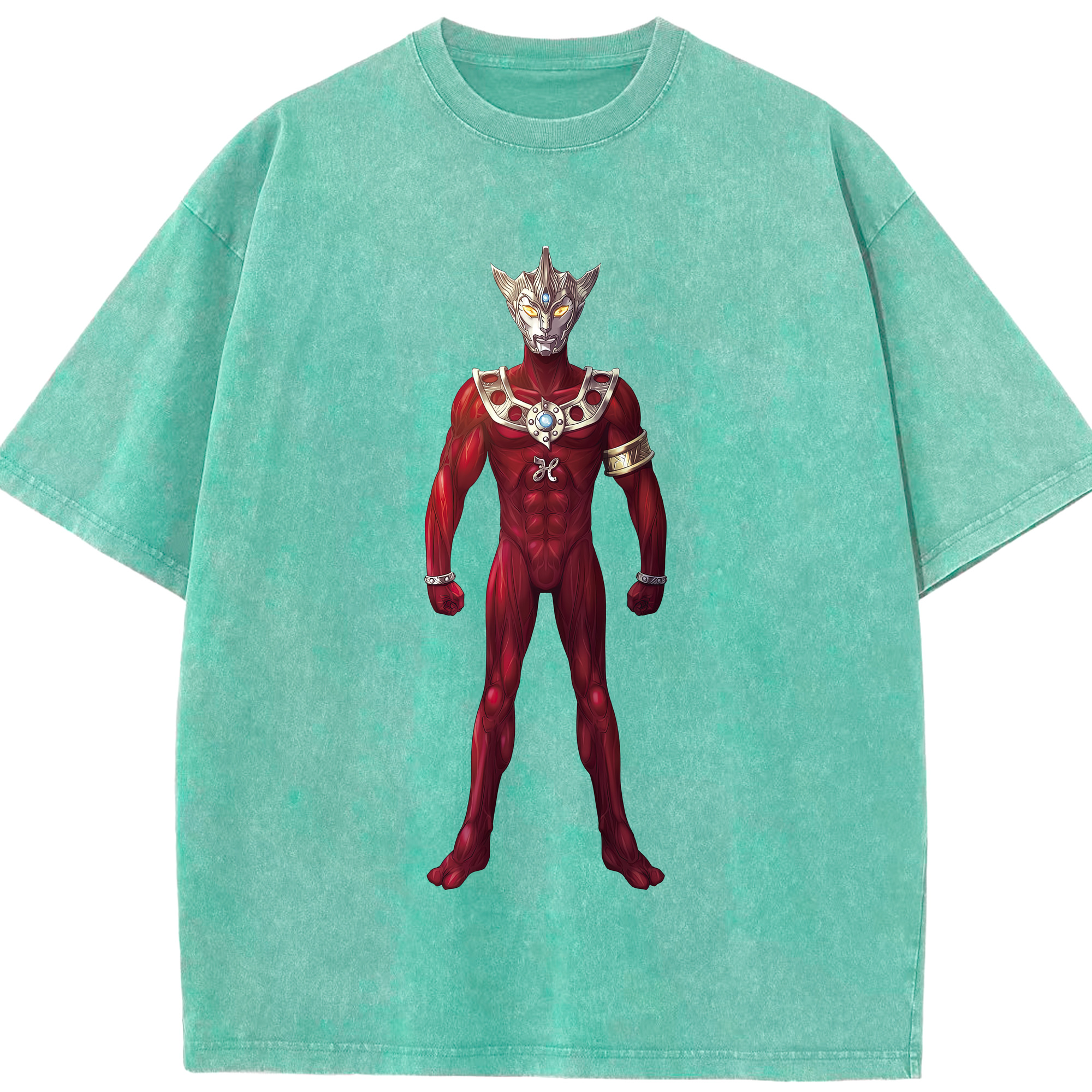 （画像用） ウルトラマン Ultraman 綿100% ヴィンテージ風 半袖Tシャツ（フロントプリント）